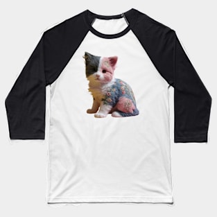 Cute kitten art Baseball T-Shirt